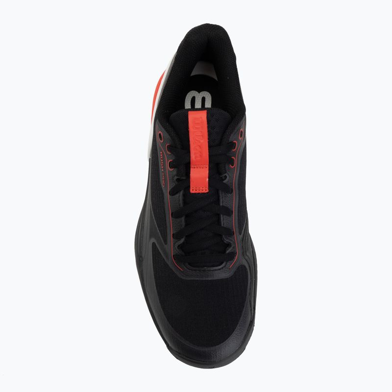 Pánske tenisové topánky Wilson Rush Pro 5 black/infrared/white 5