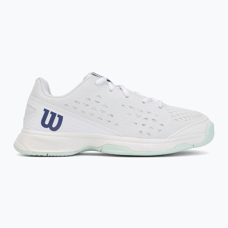 Detské tenisové topánky Wilson Rush Pro Ace L Jr white/bay/skip blue 2