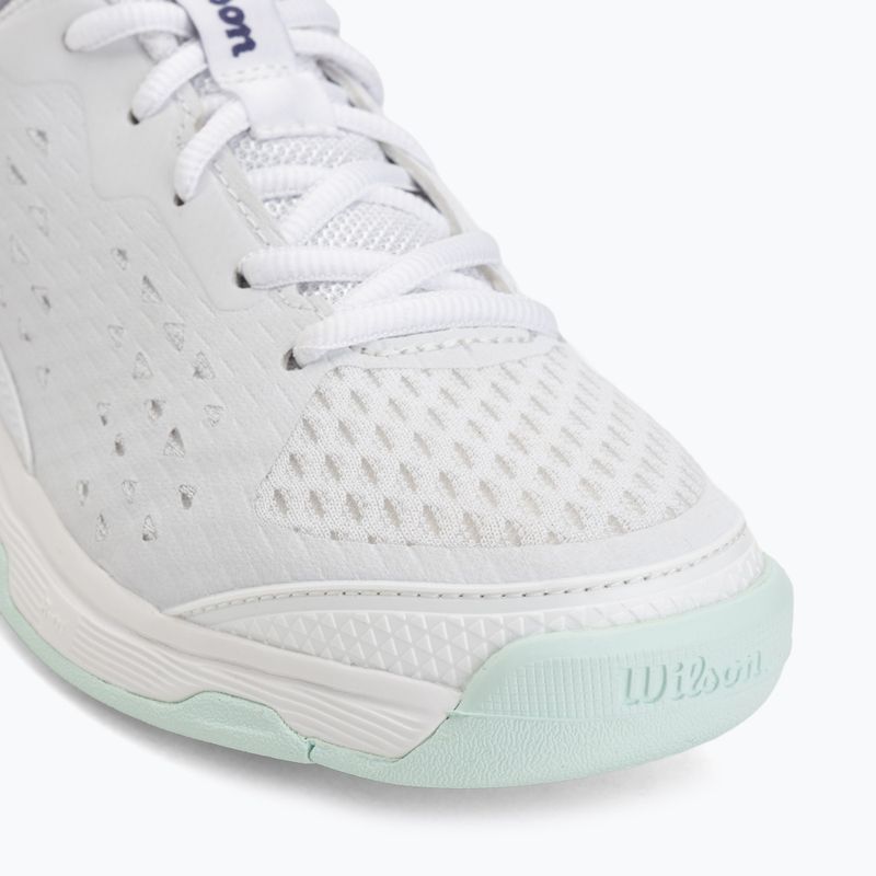 Detské tenisové topánky Wilson Rush Pro Ace L Jr white/bay/skip blue 7