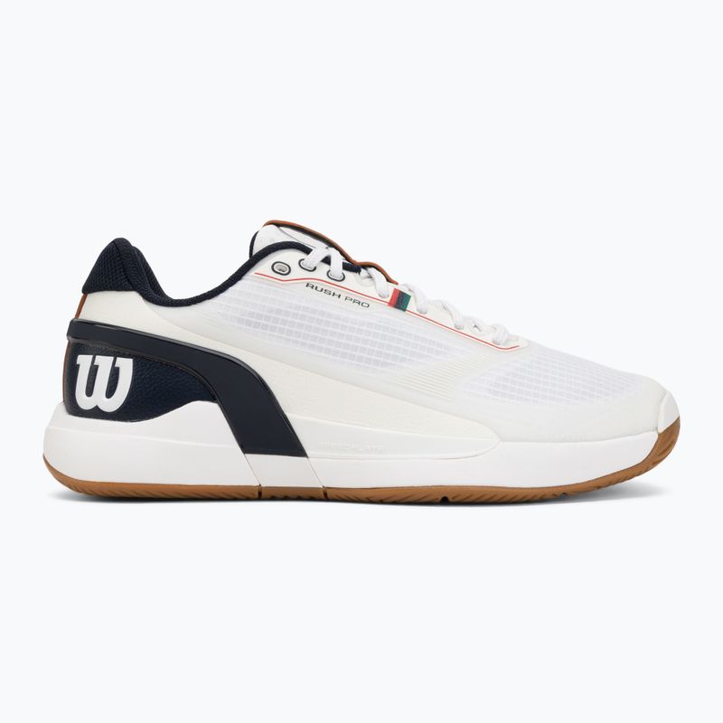 Pánske tenisové topánky Wilson Rush Pro 5 white/navy blazer/gum 2