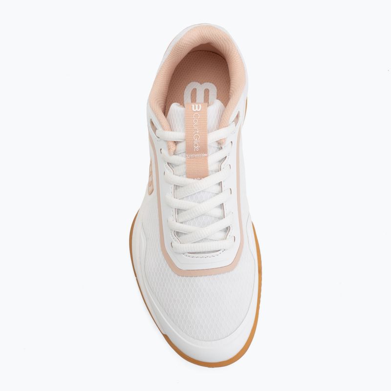 Dámske tenisové topánky Wilson Courtglide white/cameo rose/gum 5