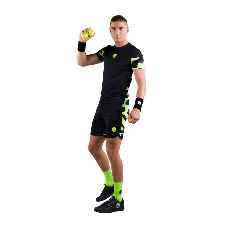 Pánske tenisové tričko HYDROGEN Camo Tech black T00514G03 2