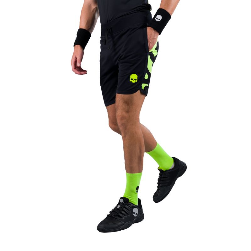 Pánske tenisové šortky HYDROGEN Camo Tech black T00515G03