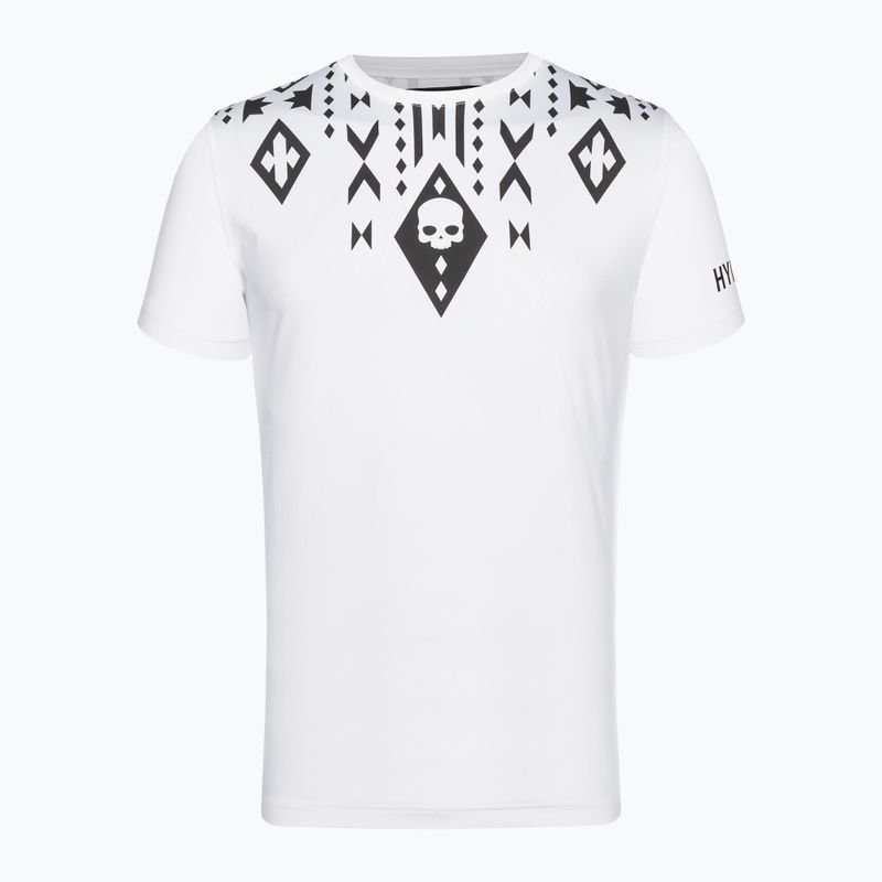 Pánske tenisové tričko HYDROGEN Tribal Tech white T00530001 5