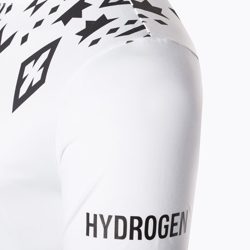 Pánske tenisové tričko HYDROGEN Tribal Tech white T00530001 7