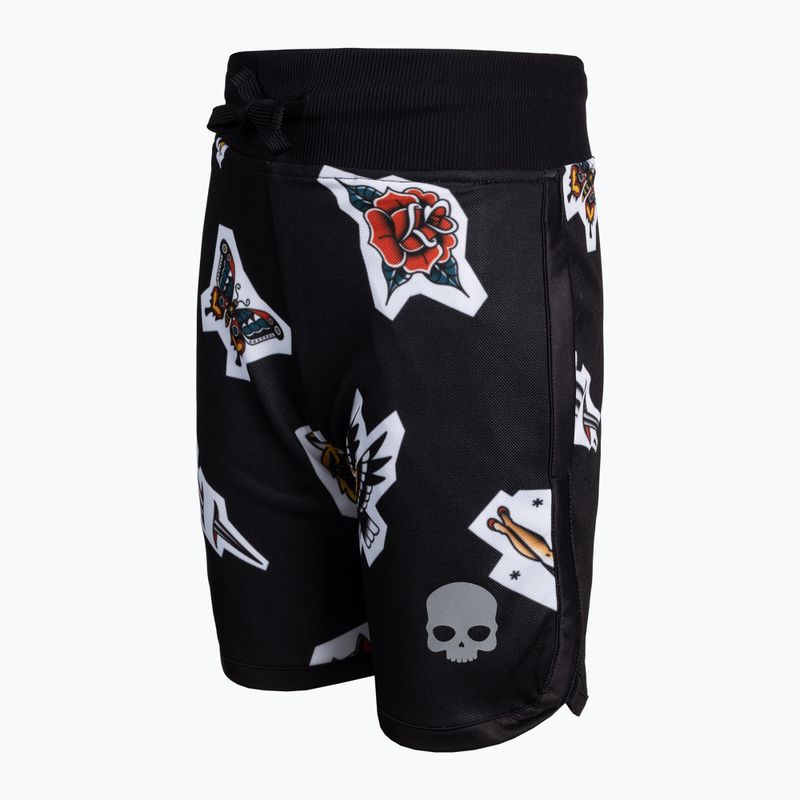 Detské tenisové šortky HYDROGEN Tattoo Tech black TK0506007 3