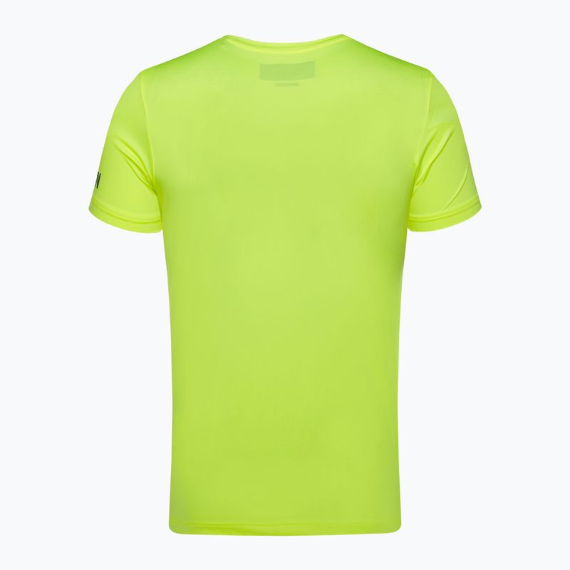 Pánske tenisové tričko HYDROGEN Basic Tech Tee fluorescenčná žltá 5