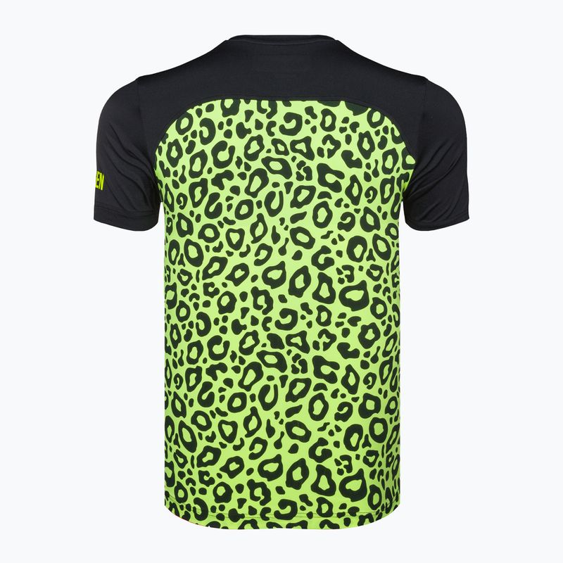 Pánske tenisové tričko HYDROGEN Panther Tech Tee black/yellow 6