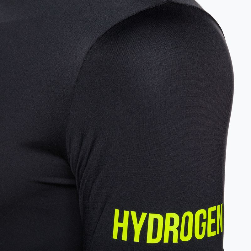 Pánske tenisové tričko HYDROGEN Panther Tech Tee black/yellow 8
