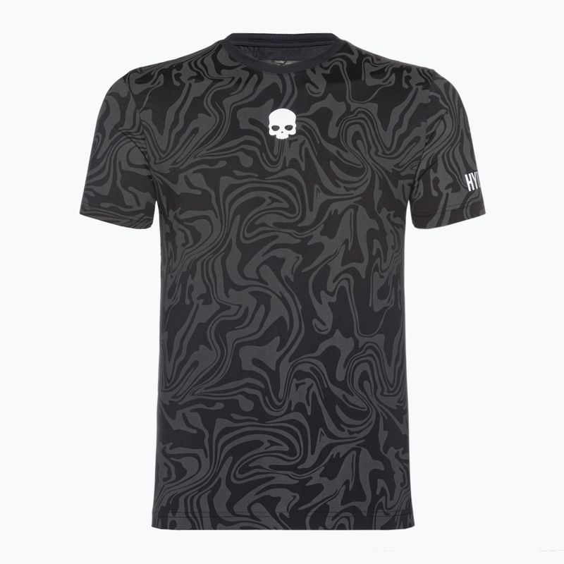 Pánske tenisové tričko HYDROGEN Chrome Tech Tee sivé 4