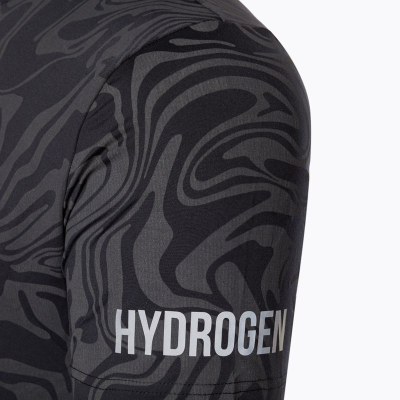 Pánske tenisové tričko HYDROGEN Chrome Tech Tee sivé 7