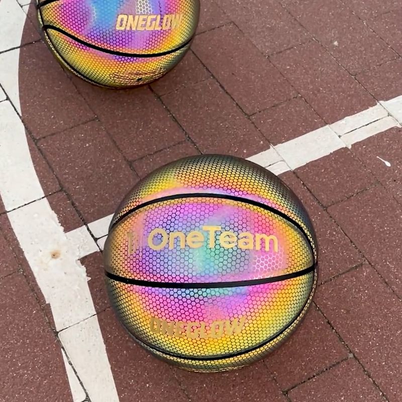 Basketbalová lopta OneTeam Basketball Holographic Black 19