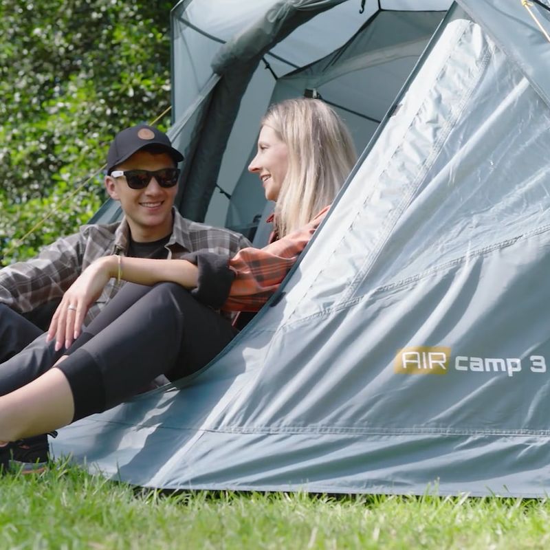 Stanový stan nafukovací 3-osobový KADVA AIRcamp 3 zelený 17