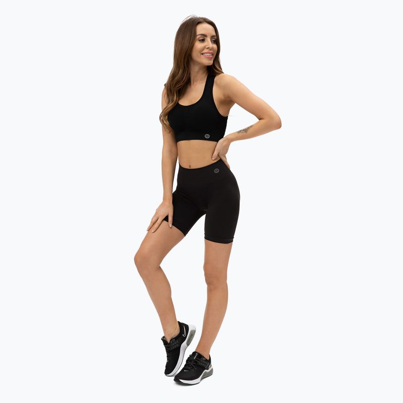 Dámske tréningové šortky Gym Glamour Seamless shorts black 289 2