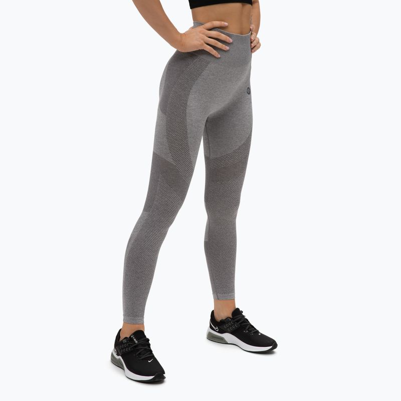 Dámske legíny Gym Glamour Fusion šedá 331