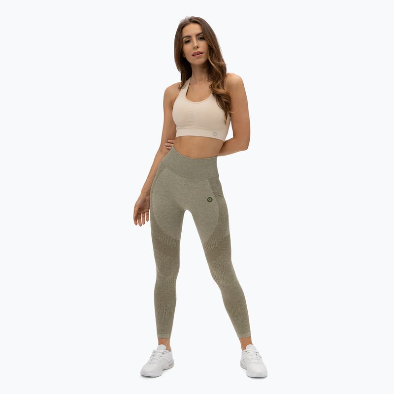 Dámske legíny Gym Glamour Fusion brown 333 2