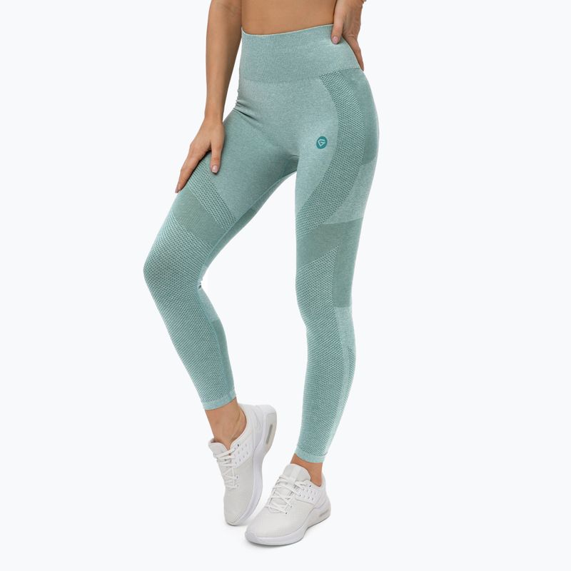 Dámske legíny Gym Glamour Fusion green 337