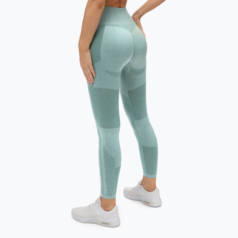 Dámske legíny Gym Glamour Fusion green 337 3