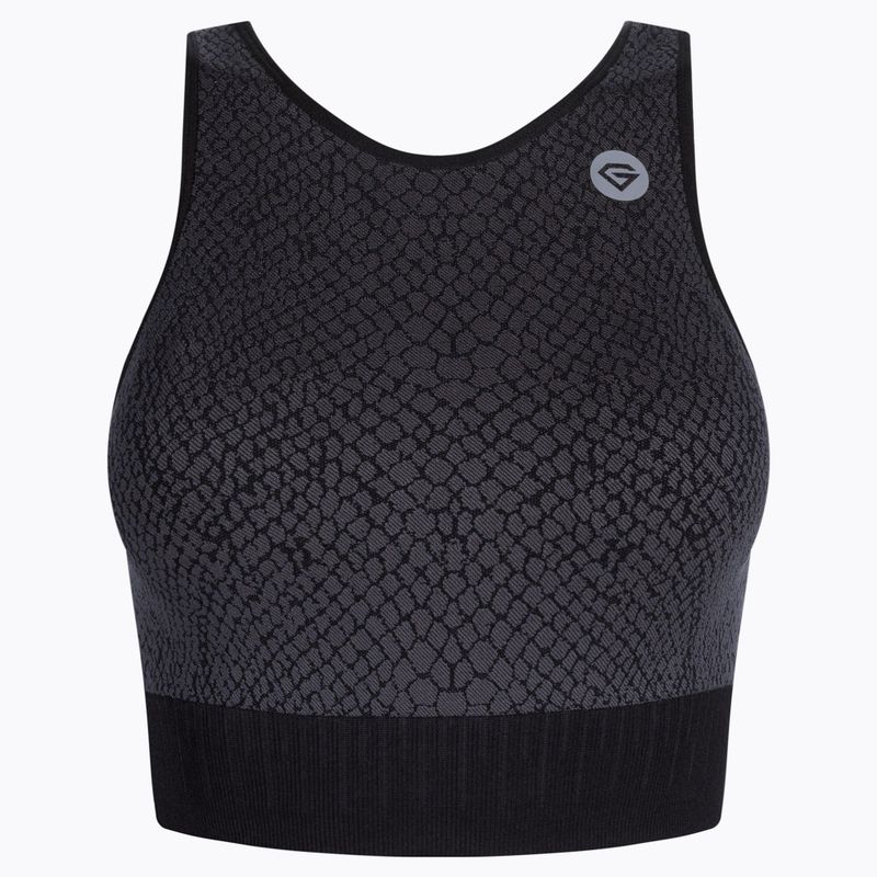 Gym Glamour Top Snake grey 366 fitness podprsenka 5