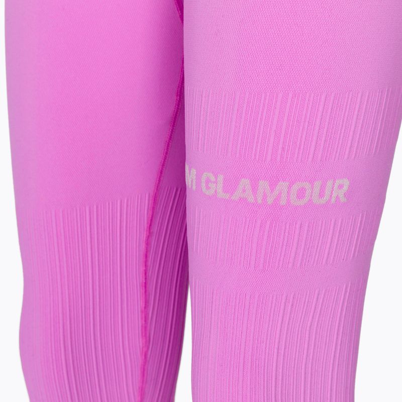 Dámske tréningové legíny Gym Glamour push up pink 368 8