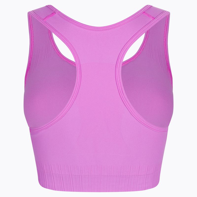 Gym Glamour push up fitness podprsenka ružová 371 6