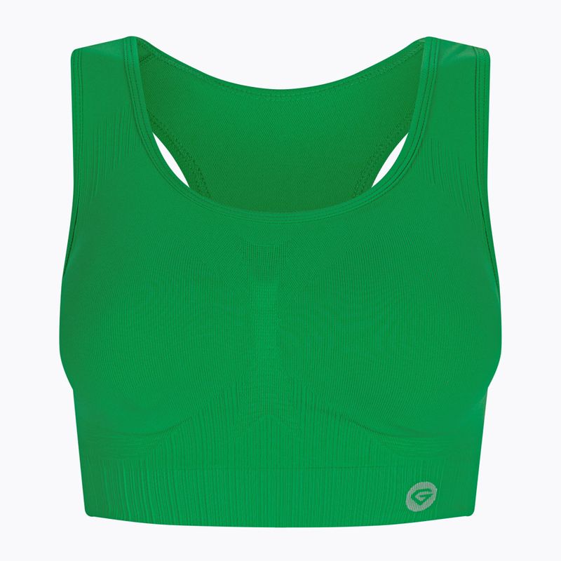 Gym Glamour push up fitness podprsenka zelená 376 5