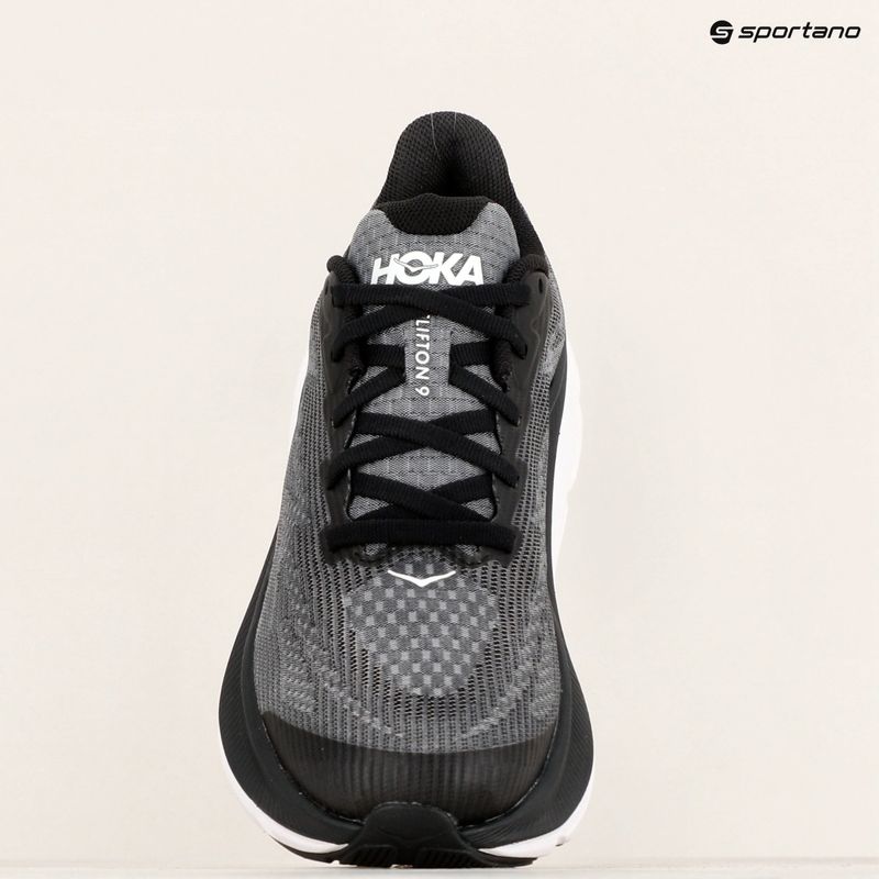 Detská bežecká obuv HOKA Clifton 9 black/white 9