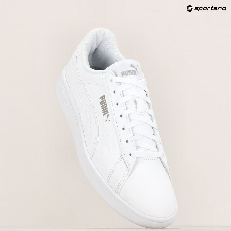 Obuv  PUMA Smash 3.0 Superlogo puma white/smokey gray 9