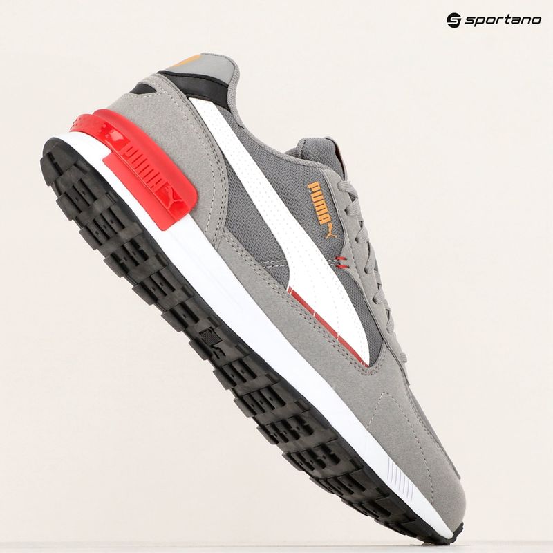 Obuv PUMA Graviton stormy slate/puma white/club red/ginger tea 8