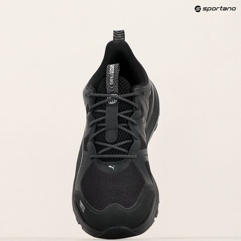 Pánska bežecká obuv PUMA Reflect Lite Trail Puretex puma black/puma silver 9