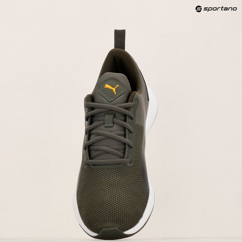 Bežecká obuv PUMA Flyer Runner dark olive/puma black/sunset stream 9