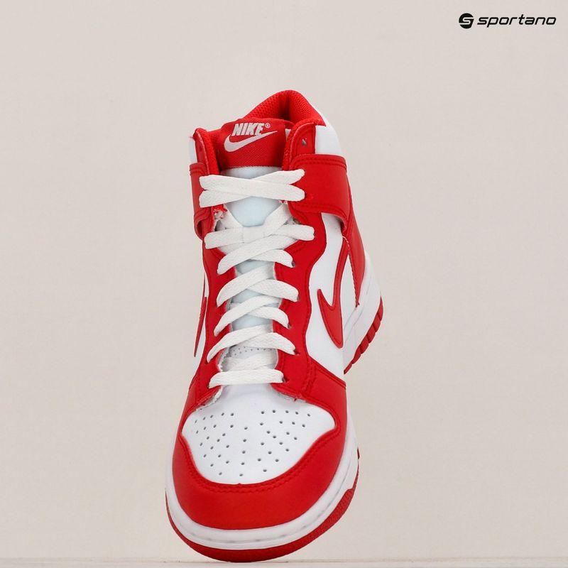 Obuv Nike Dunk High white/university red 9