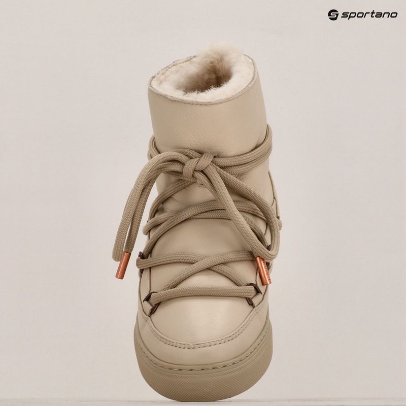 Dámske snehule INUIKII Full Leather cream 9