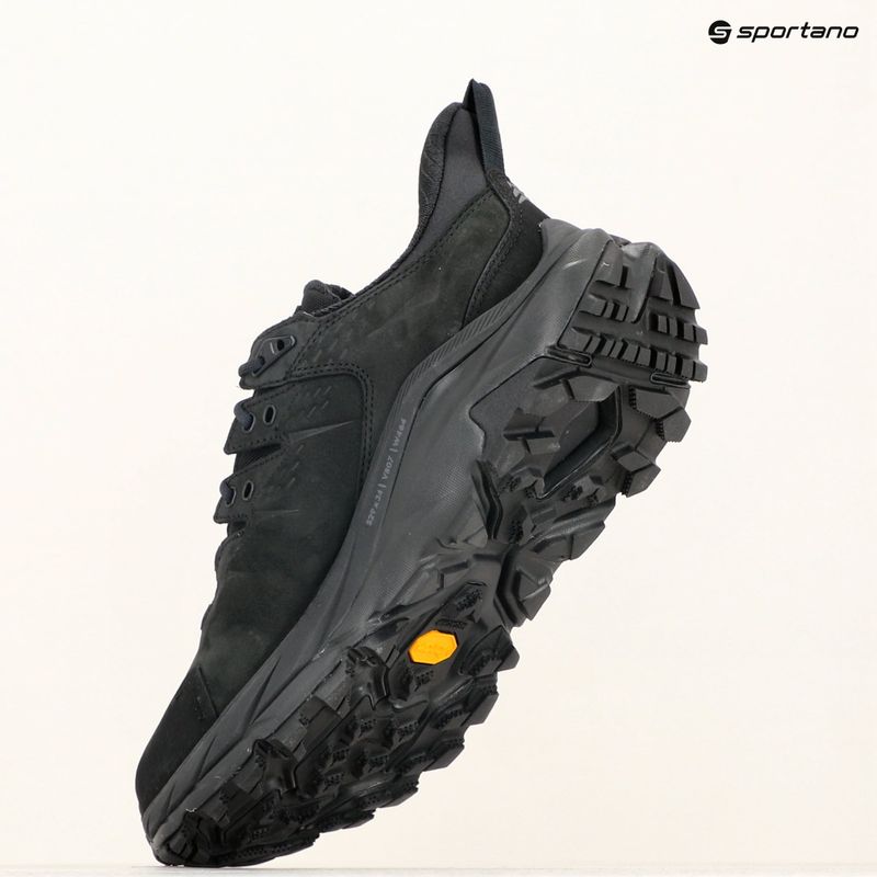 Pánska turistická obuv HOKA Kaha 2 Low GTX black/black 9