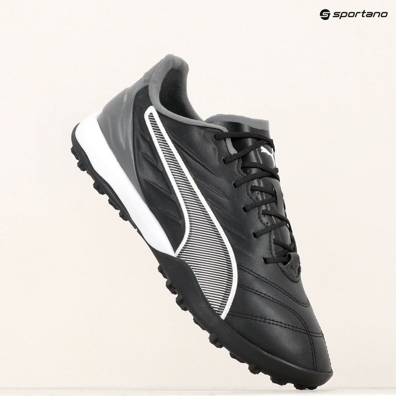 Futbalová obuv/ kopačky PUMA King Pro TT puma black/puma white/cool dark gray 18