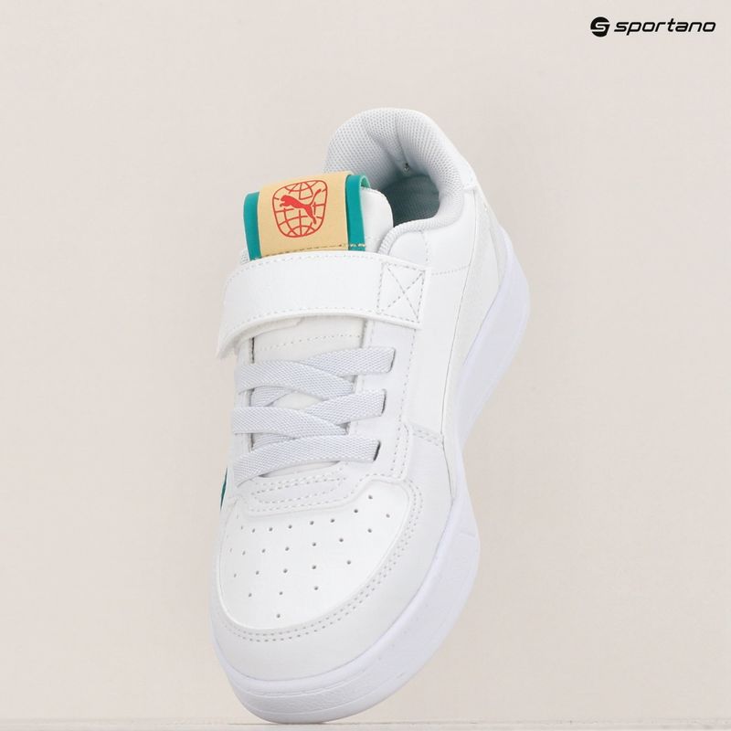 Detská obuv PUMA Caven 2.0 Ready, Set, Better AC+ PS puma white/cobalt glaze/sparkling green 11