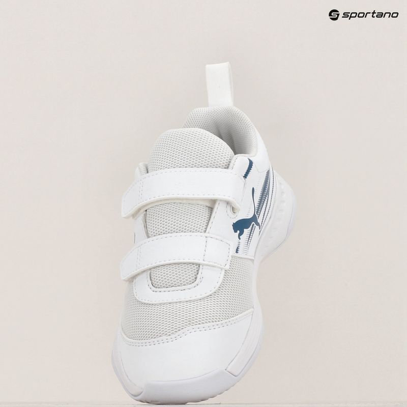 Detská halová športová obuv PUMA Varion II V Jr puma white/blue horizon 16