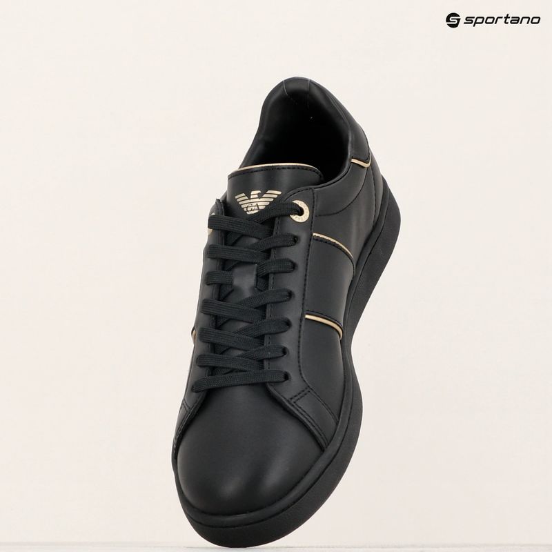 EA7 Emporio Armani Classic Logo triple black/ gold topánky 14