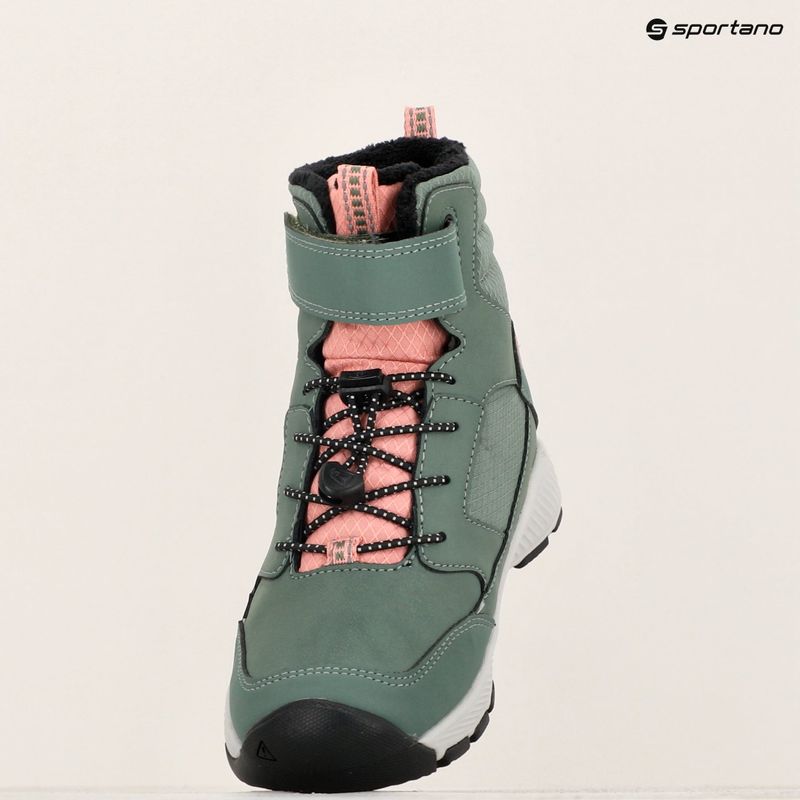 Detské snehule KEEN Skua Winter WP dark forest/rose elegance 15