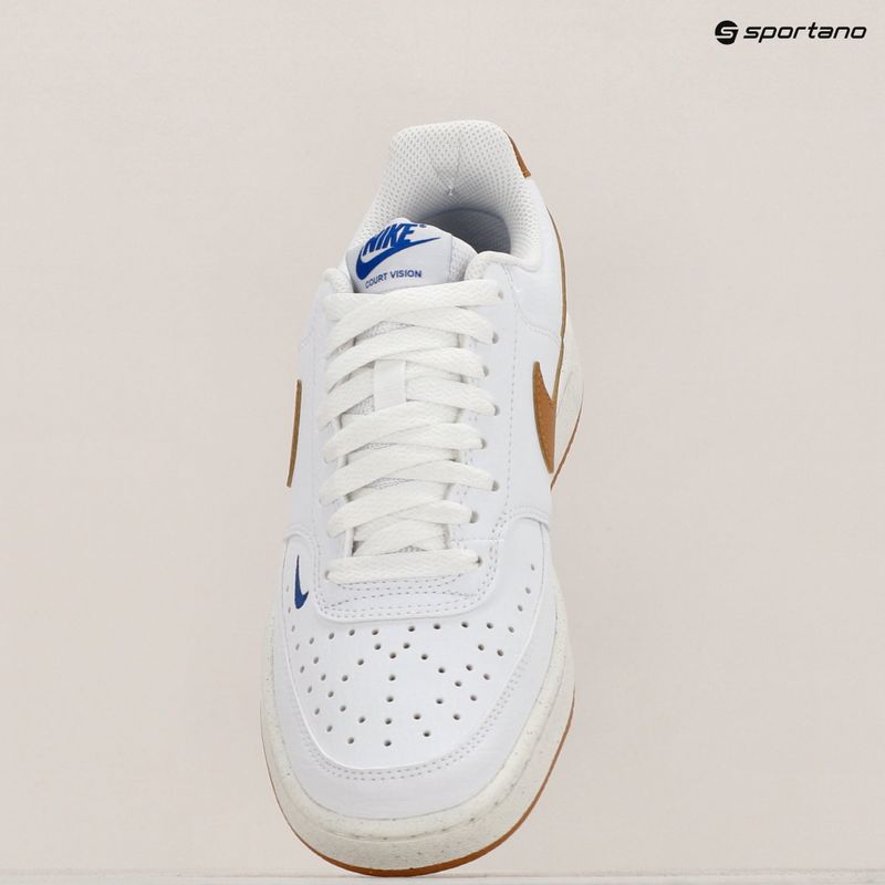 Dámska obuv Nike Court Vision Low Next Nature white/game royal/sail/flax 9