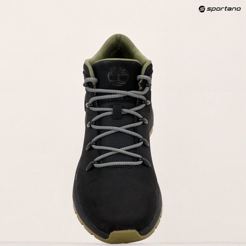 Pánska obuv Timberland Sprint Trekker Mid Lace black nubuck/med green 9