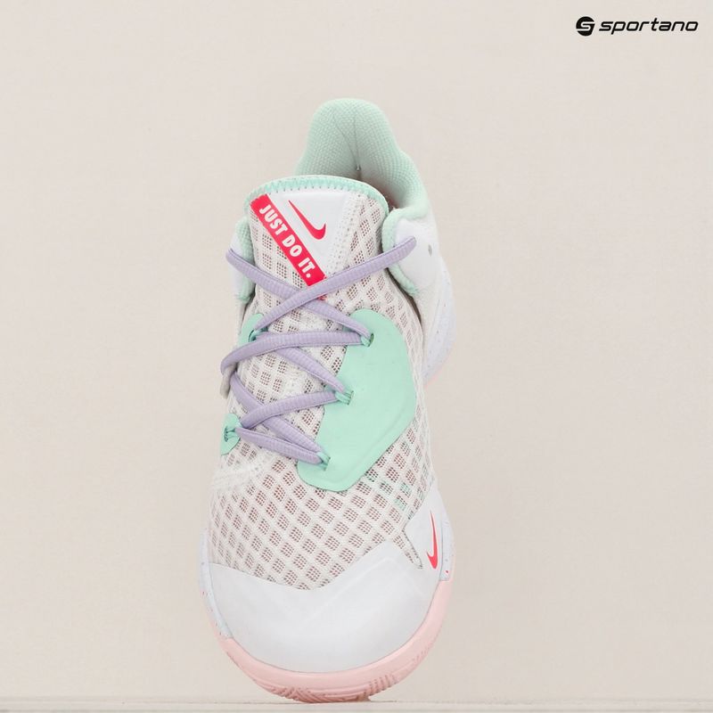 Volejbalová obuv Nike Zoom Hyperspeed Court SE white/mint foam/grey/violet mist/pink 9