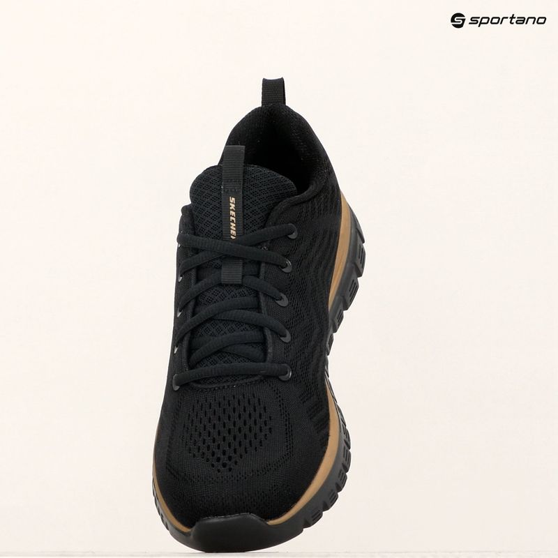 Dámska obuv  SKECHERS Graceful Get Connected black/rose gold 9
