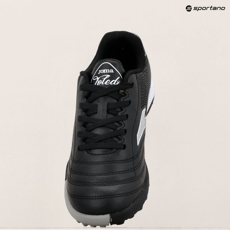 Detské kopačky Joma Toledo Jr TF black/white 9