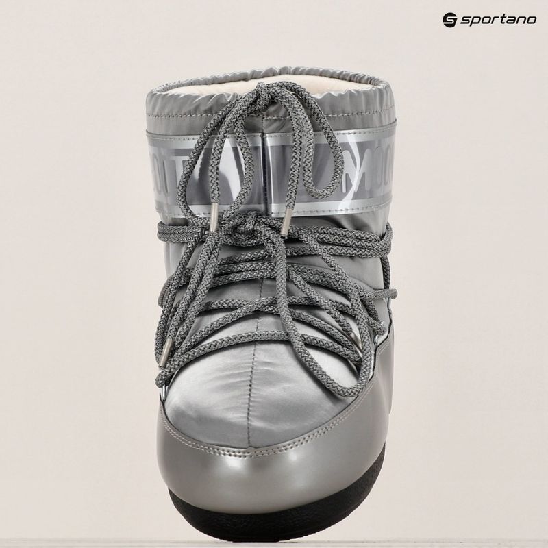 Dámske snehule Moon Boot Icon Low Glance silver 9