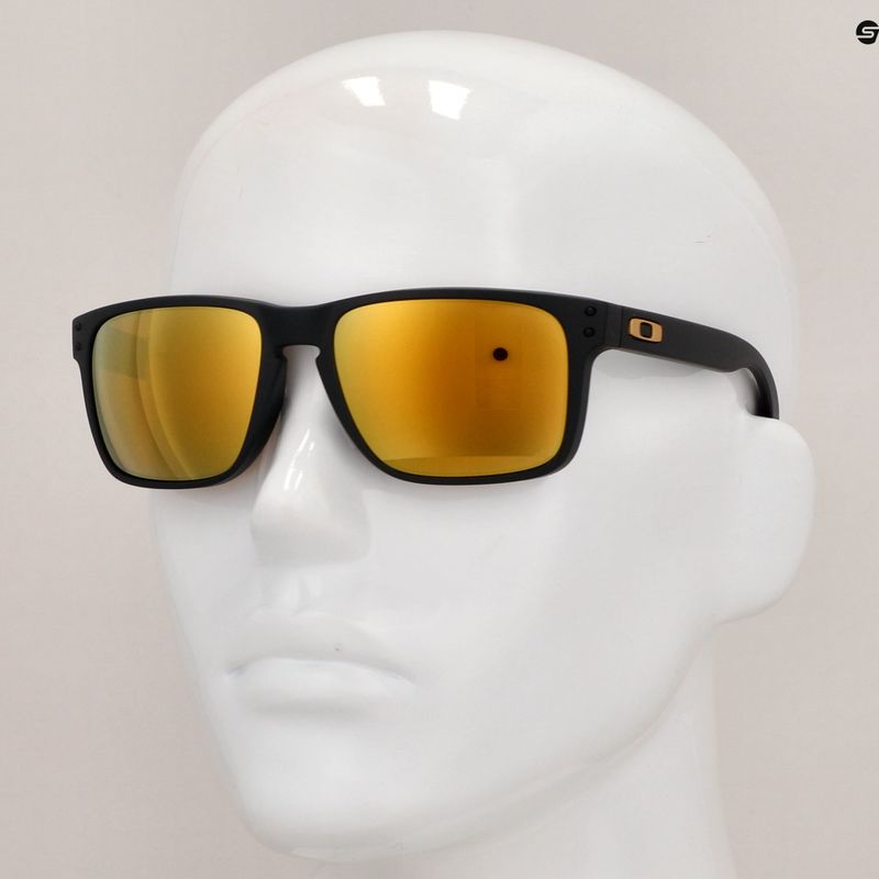 Slnečné okuliare Oakley Holbrook XL matte black/prizm 24k polarized 10