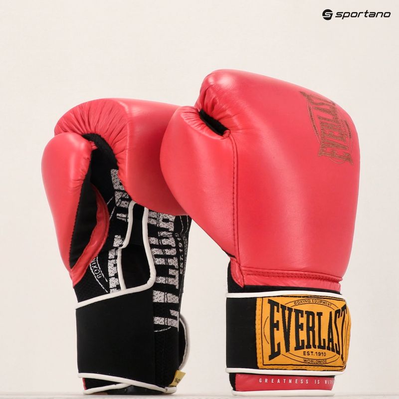 Boxerské rukavice Everlast 1910 Classic červené 9