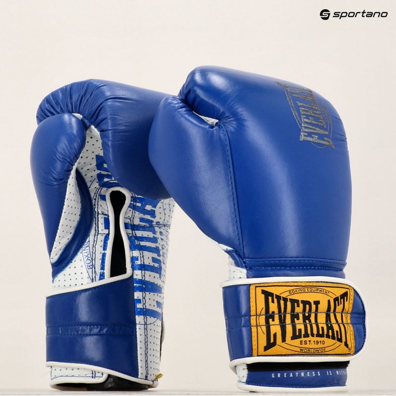 Boxerské rukavice Modré  Everlast 1910 Classic Pro 8