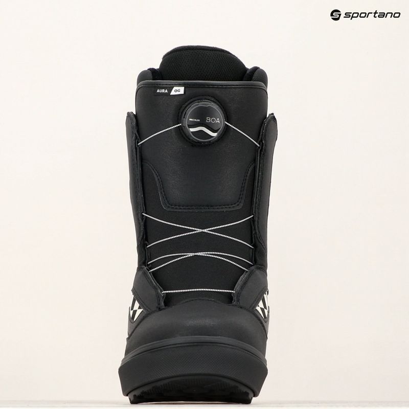 Pánske topánky na snowboard Vans Aura OG black/white 12