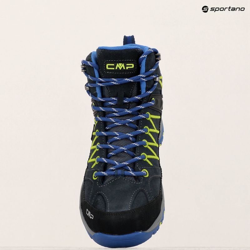 Juniorská trekkingová obuv CMP Rigel Mid b.blue / electric 14